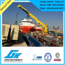 Hydraulic Telescopic Boom Crane for marine